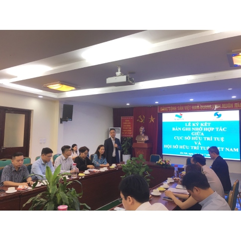 Lễ ký kết Bản Ghi nhớ hợp tác giữa Cục Sở hữu trí tuệ và Hội Sở hữu trí tuệ Việt Nam